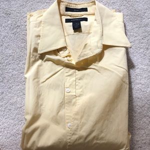 Bright yellow men’s dress shirt